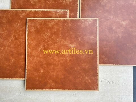  Gạch bông giả cổ màu cam đỏ 