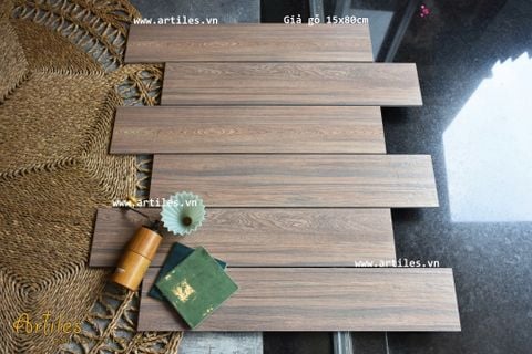  Gạch vân gỗ 15x80cm Art 