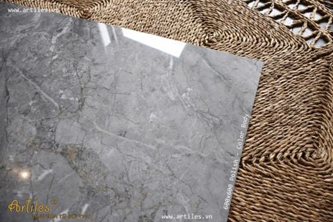  Gạch 60x60 bóng kiếng vân đá xám Art18 