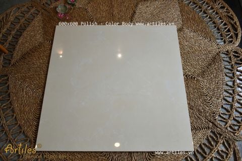  Gạch 60x60 bóng kiếng kem beige vàng Art17 