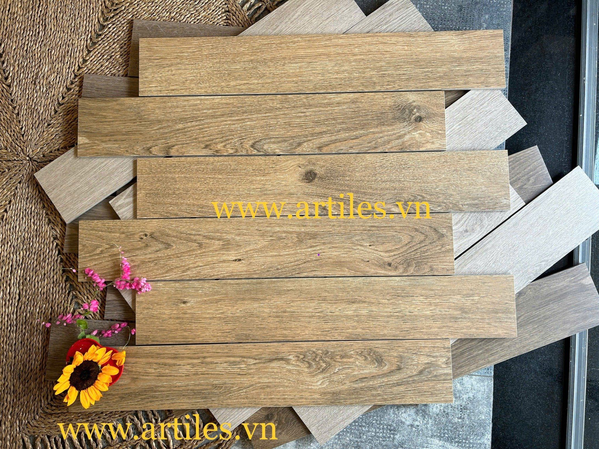 Gạch vân gỗ 15x90cm Art-25