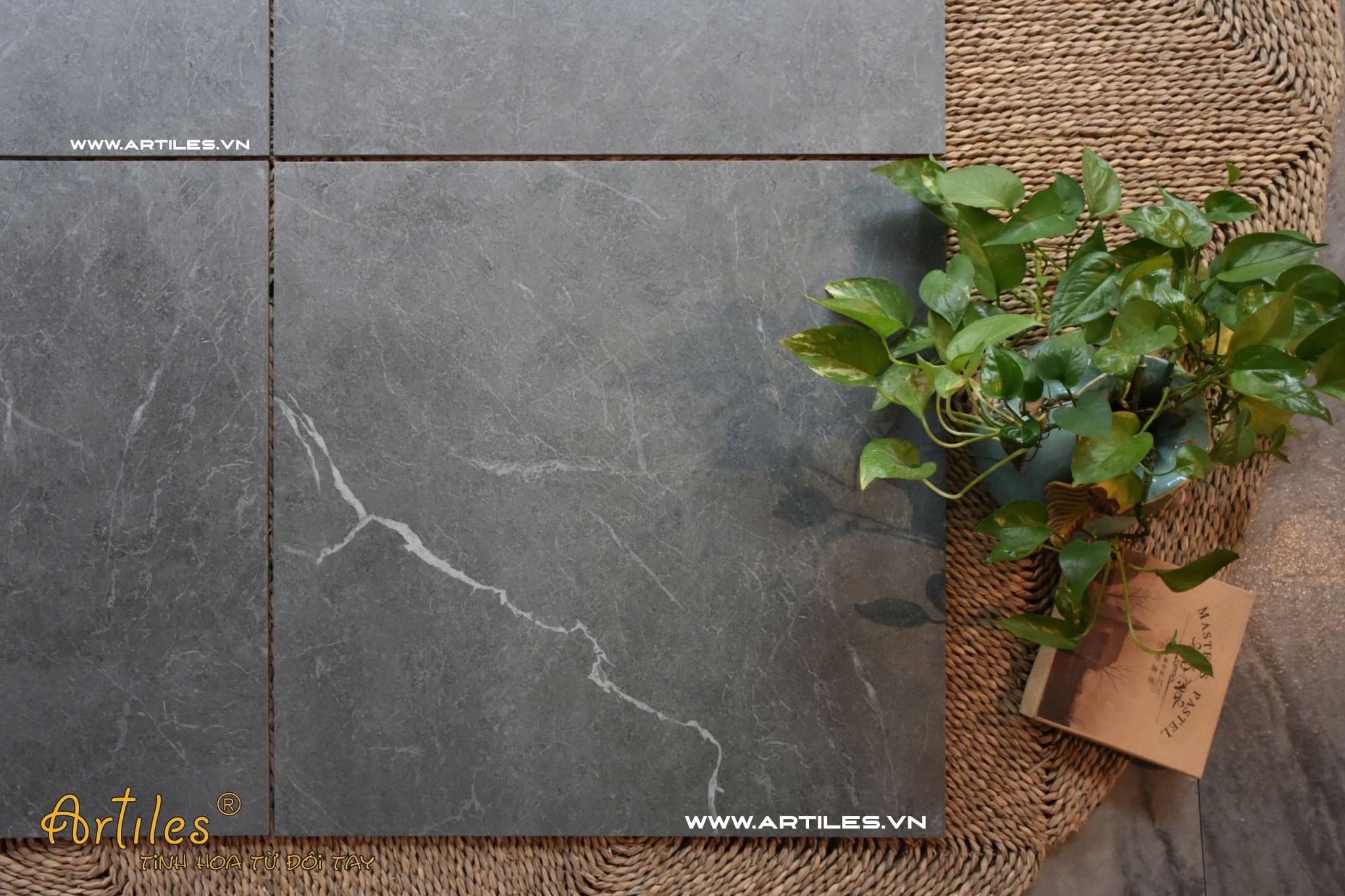 Gạch 60x60 màu xám mờ ArtSM12