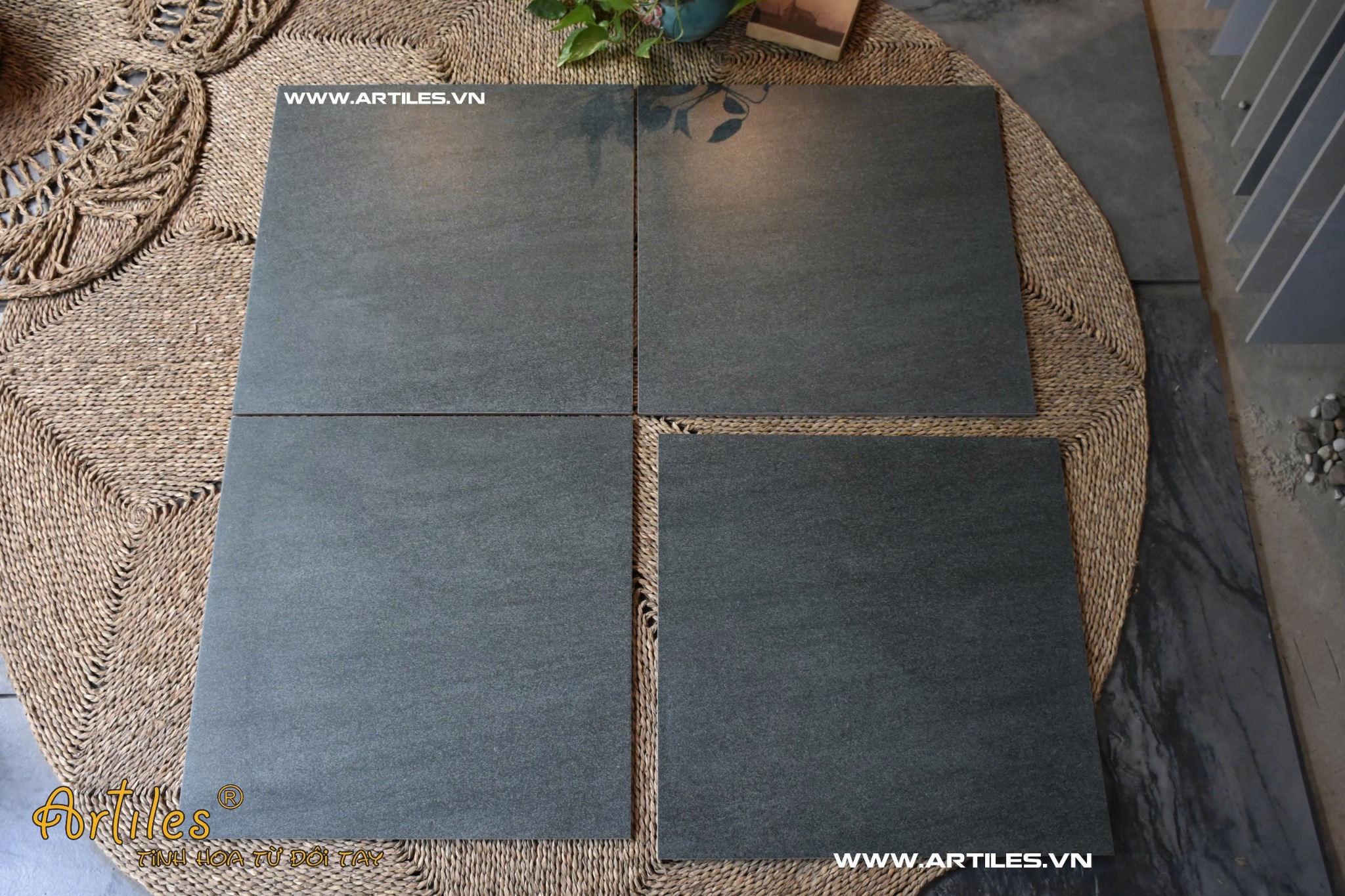 Gạch 60x60 màu xám mờ ArtSM02