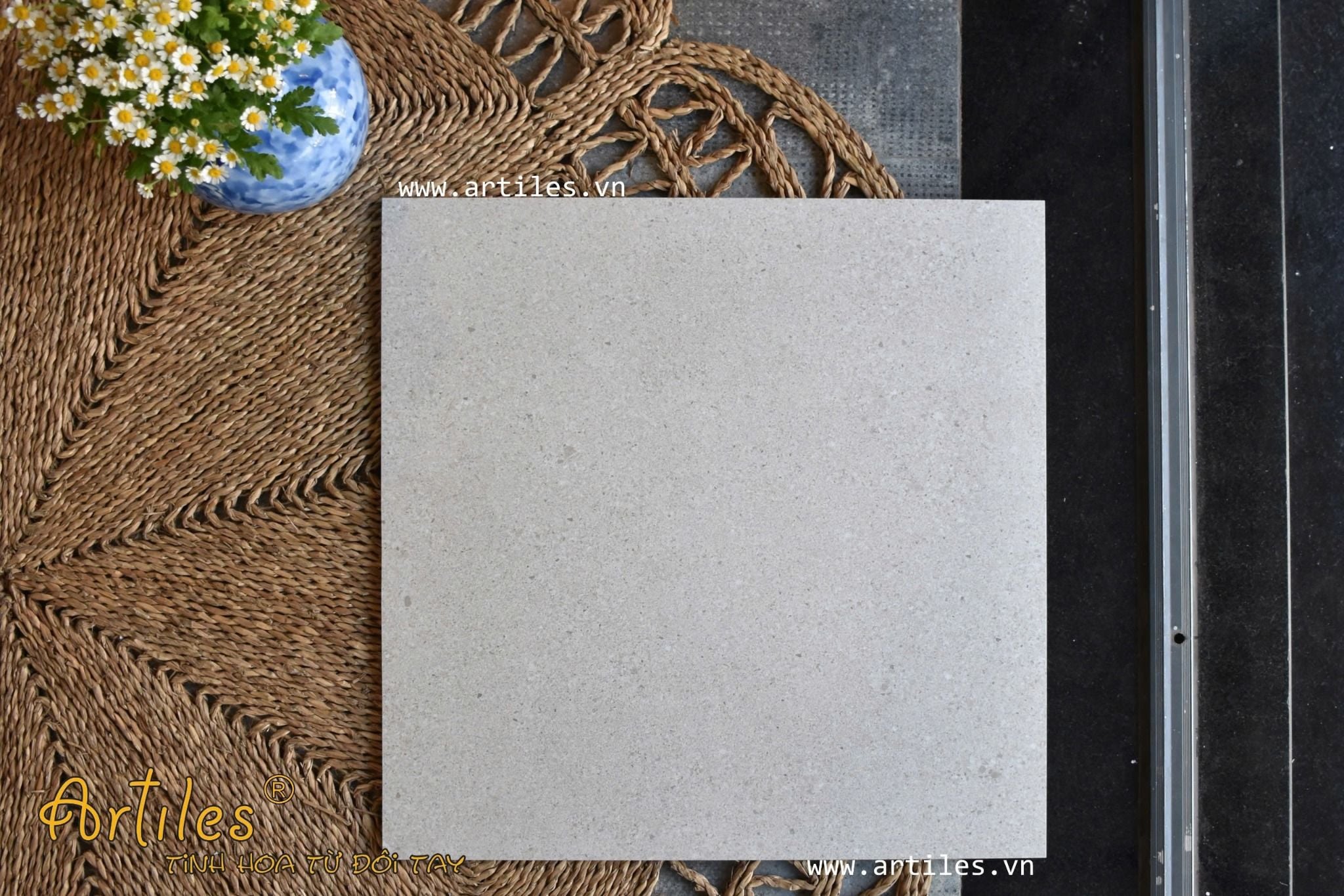 Gạch sa thạch đá mài hạt nhỏ Art12010