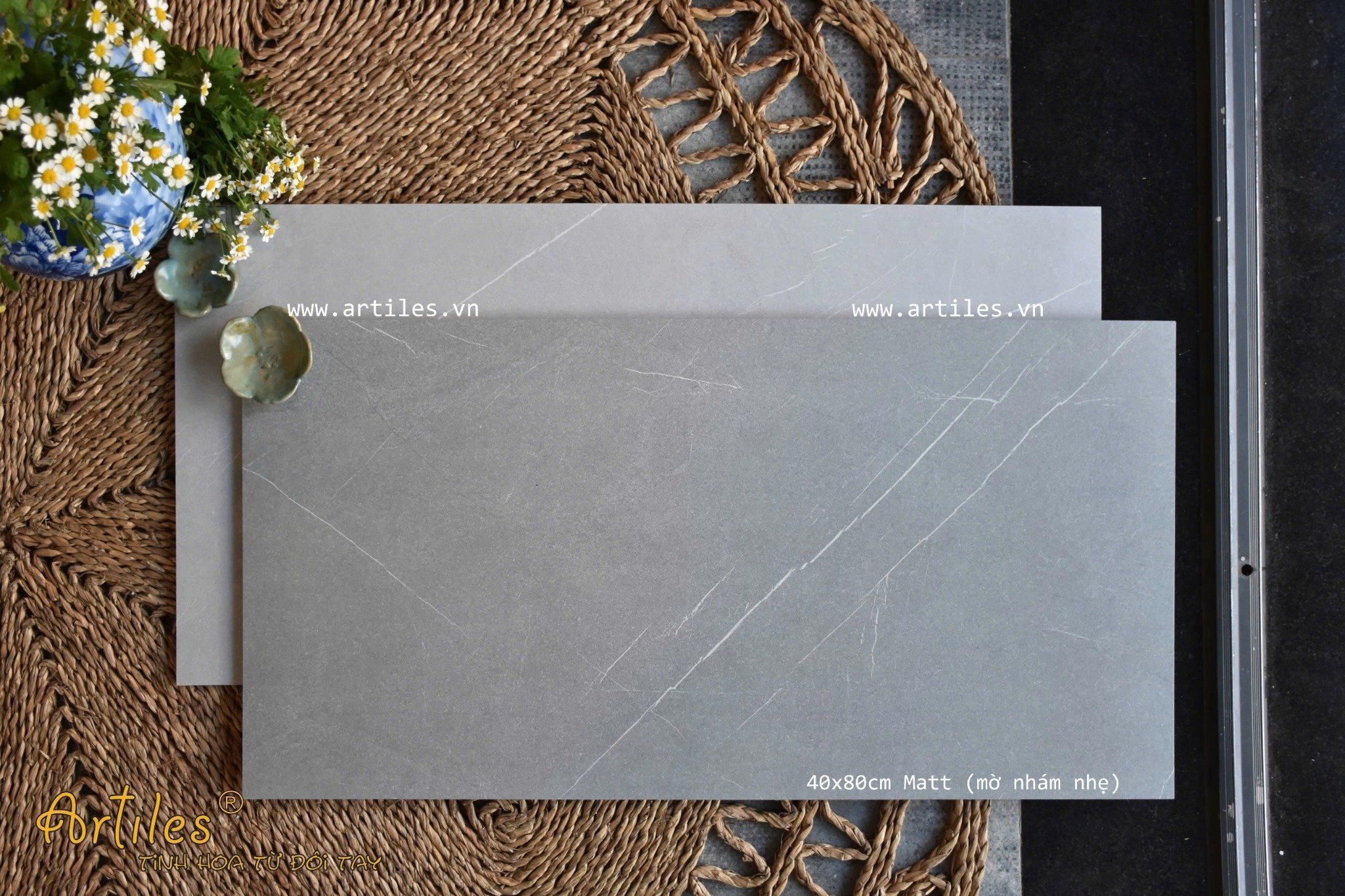 Gạch đá mờ tia chớp Art303M
