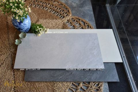  Gạch vân đá màu xám Art202M 