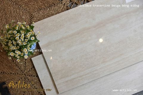  Gạch 60x120cm Travertine màu beige ArtP06 
