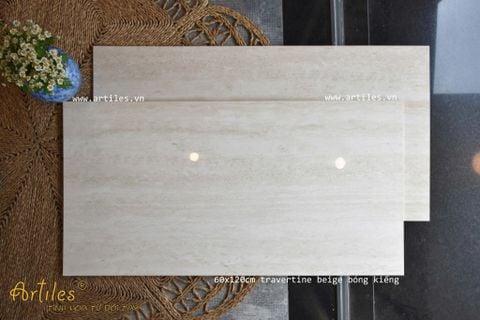  Gạch 60x120cm Travertine màu beige ArtP01 