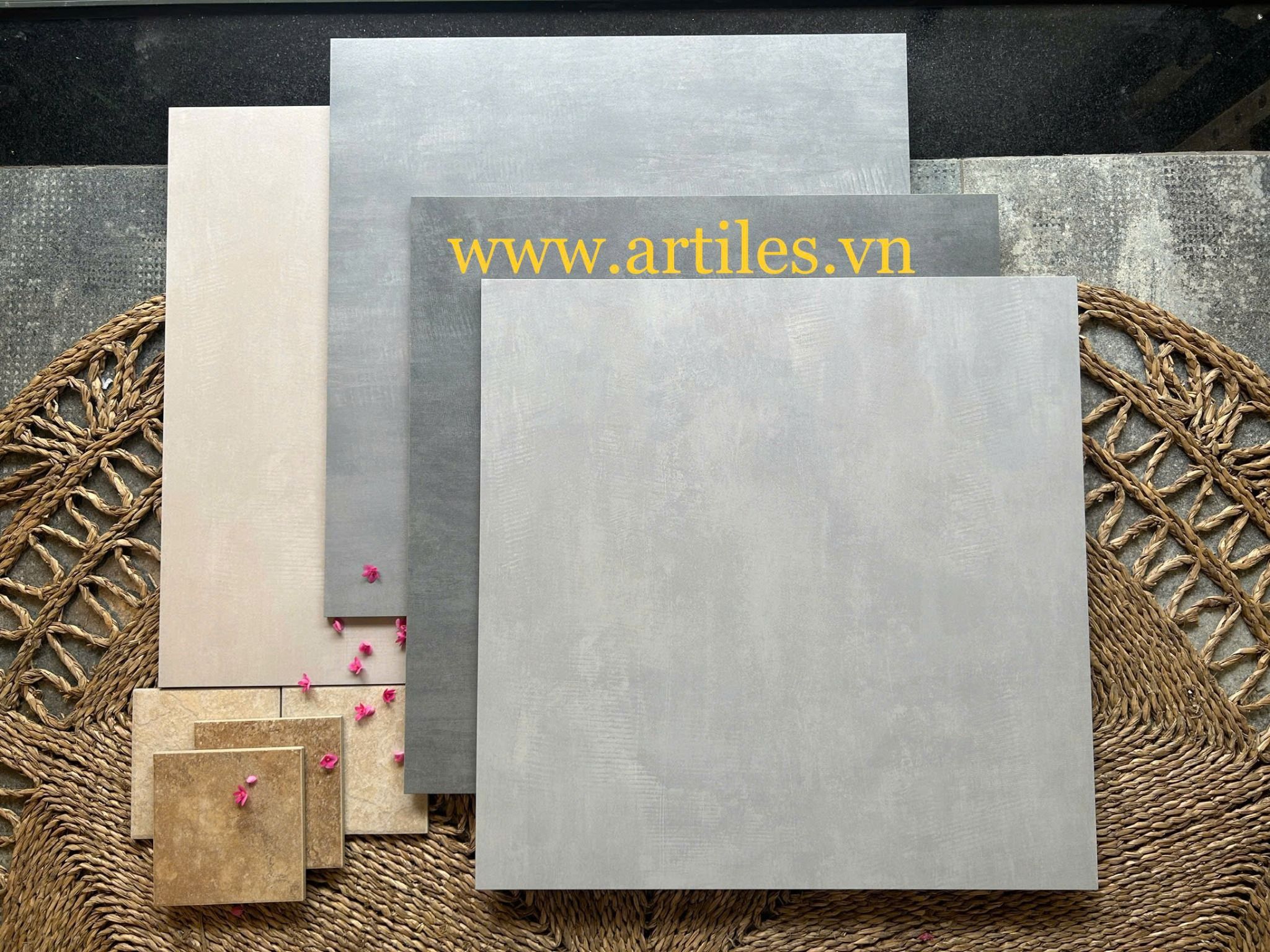 Gạch xám ximang đẹp 60x60cm ArtZ1-01