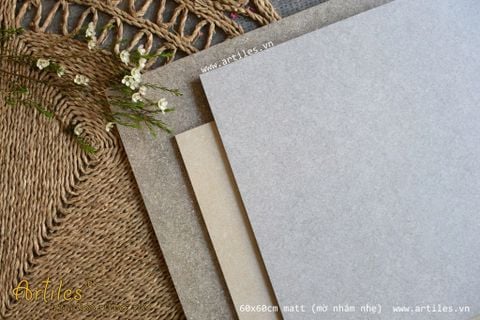  Gạch đá hạt nhỏ màu xám trắng ArtZ5-01 