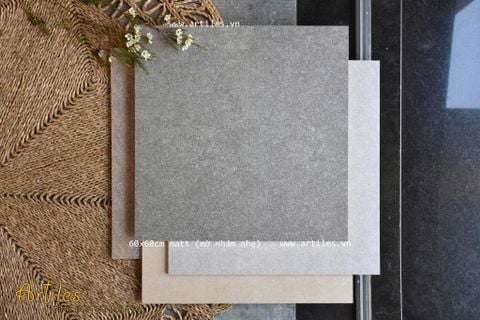  Gạch đá hạt nhỏ màu xám đậm ArtZ5-02 