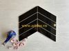 Gạch Mosaic Xương Cá ( mũi tên) màu đen bóng
