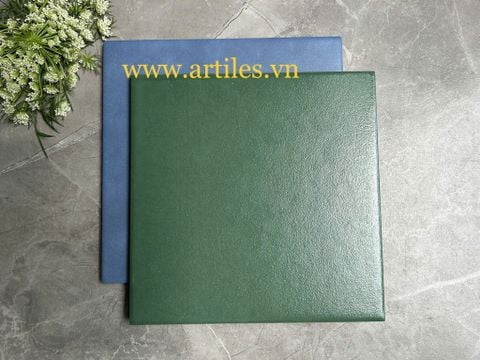  Gạch bông xanh lá đậm 