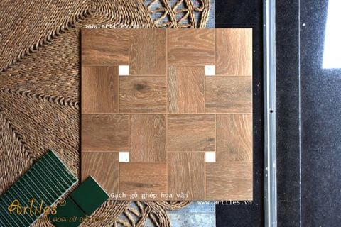  Gạch lát nền gỗ hoa văn đẹp Art6011 
