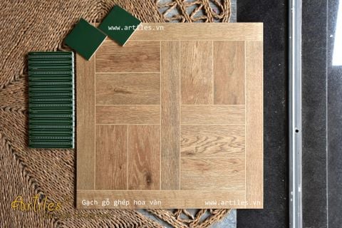  Gạch giả sàn gỗ hoa văn Art6002 