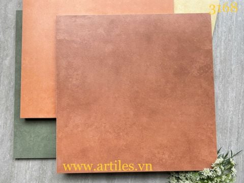  Gạch bông đỏ trơn 