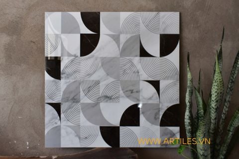 Gạch bóng kiếng trang trí phòng ngủ Art03 