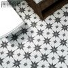 Gạch bông ngôi sao đen trắng