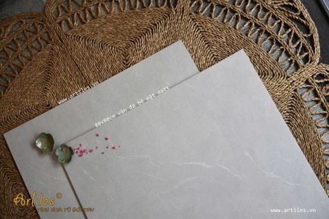  Gạch 80x80 màu xám vân trắng mờ ArtSM11 