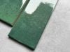 Gạch thẻ xanh lá đậm bóng gợn hiệu ứng loang ArtC12
