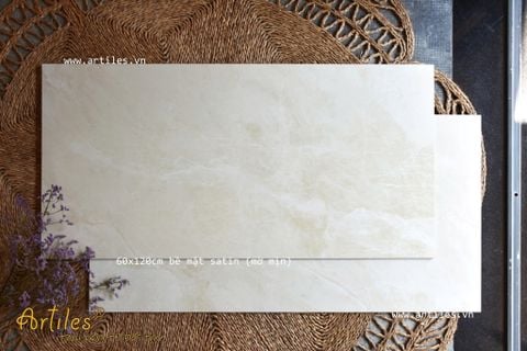  Gạch vân đá be (beige) bề mặt Satin Matt (Mờ mịn) ArtBB701 
