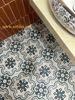 Gạch bông sừng trâu xanh