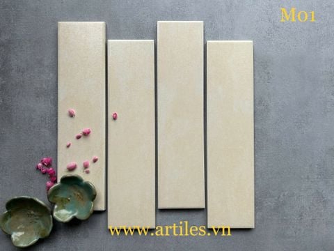  Gạch thẻ kem mờ phẳng M01 