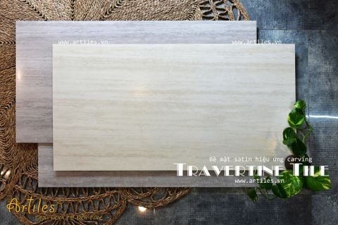  Gạch vân đá TRAVERTINE TILE  BEIGE 60x120cm 