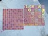 Gạch mosaic thủy tinh lấp lánh màu hồng ArtM7024