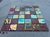 Gạch mosaic thủy tinh lấp lánh màu hồng ArtM7023