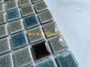 Gạch Mosaic Gốm Rạn 2 Lớp Màu Mix Màu Xám Xanh