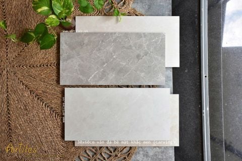  Gạch ốp lát 30x60cm mờ vân đá 