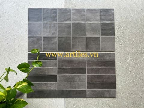  Gạch ốp lát trang trí mix màu xám đen 