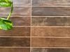 Gạch ốp lát trang trí mix màu nâu