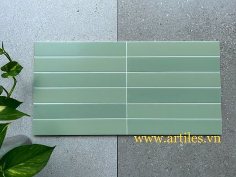  Gạch ốp tường trang trí màu xanh mint 