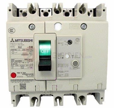  NV63-SV 3P 63A 100-440V 30MA-Cầu dao điện chống rò 