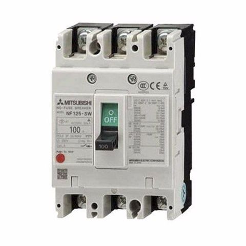  NF125-ZCV 3P 100A 100-440V 1.2.500MA-Cầu dao điện dạng khối 