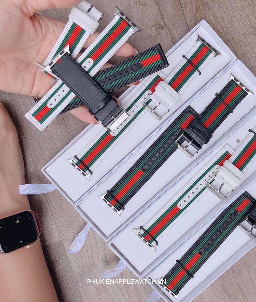 Dây Apple Watch Gucci Style – MBeats Store Dây Apple Watch Gucci Style – MBeats Store