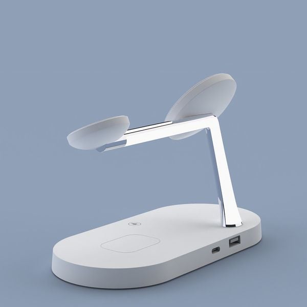 Đế Sạc Magsafe 5 in 1 Có Tích Hợp Đèn Ngủ