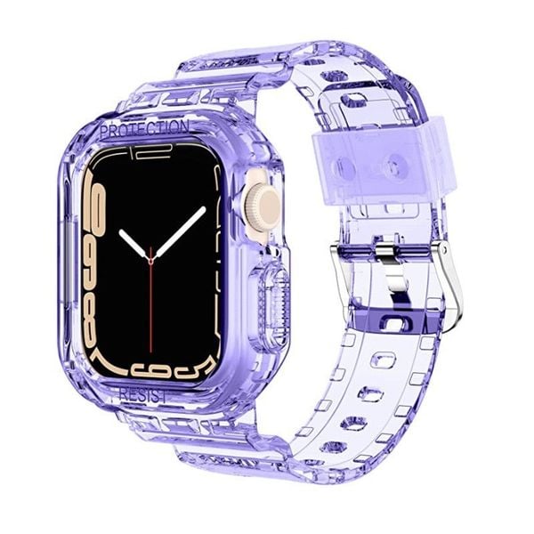 Dây Trong Suốt Apple Watch Kiểu G Shock