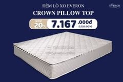 Đệm Lò Xo Everon Crown Pillow Top (Crown P)