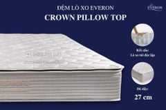 Đệm Lò Xo Everon Crown Pillow Top (Crown P)