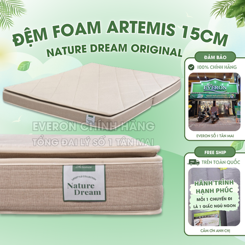 Đệm Foam Artemis Everon 15cm Nature Dream Original