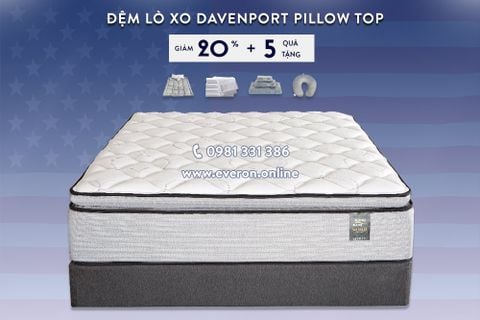 Đệm Lò Xo King Koil Davenport Pillow Top