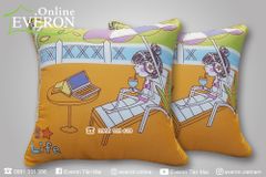 Gối tựa Everon khuyến mại MUSIC AND GIRL