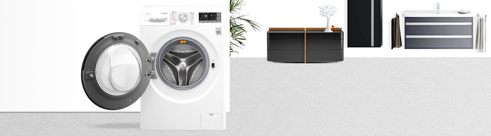  Máy giặt 9kg cửa trước LG FC1409S2W 