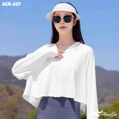 Áo Chống Nắng Croptop Uni Cool Cao Cấp (ACN601)