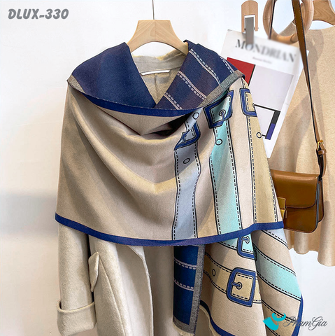 Khăn Choàng Dạ Cashmere Cao Cấp (DLUX330)