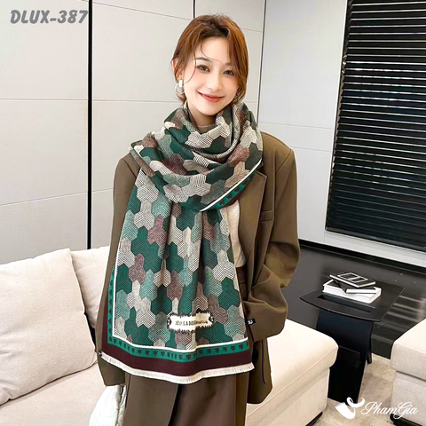 Khăn Choàng Dạ Cashmere Cao Cấp (DLUX387)