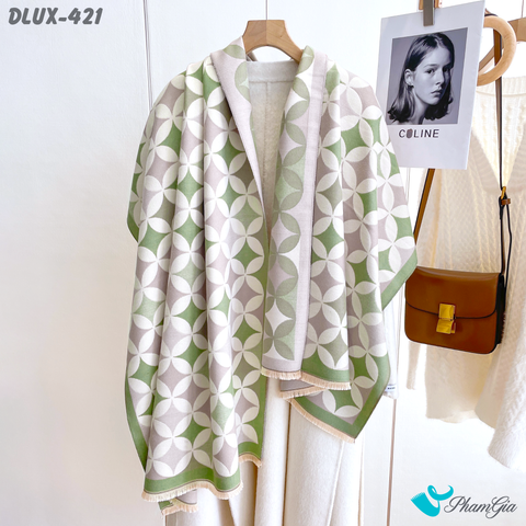 Khăn Choàng Dạ Cashmere Cao Cấp (DLUX421)